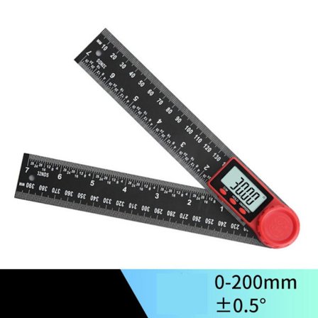 Digitaalinen astemittari taittuva kulmaetsin 200 mm