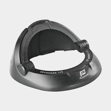 Plastimo Skyddskåpa Offshore 115, vit i tålig plast för marint bruk, skyddar din kompass mot väder och vind effektivt.