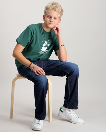 Malbon YOUTH BRUMAL BUCKETS TEE Grønn T-skjorter Gutt - Kids Brand Store