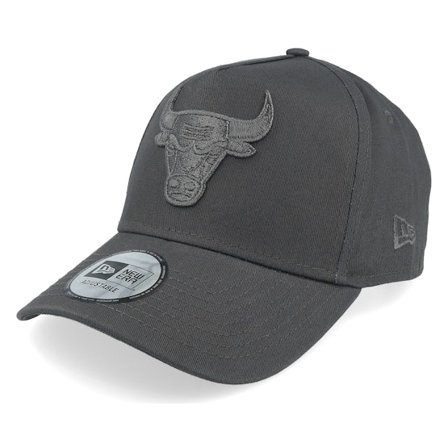 New Era - NBA Grå adjustable Kasket - Chicago Bulls Metallic A-Frame Adjustable @ Hatstore