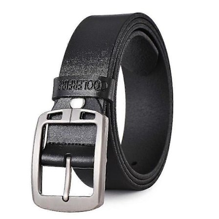 Ægte læderbælter i koskind Kompatible med cowboybælter til mænd Luksusrem Mærke Herre Vintage Fancy Jeans Designerbælte til mænd