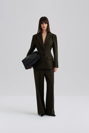 Malina - Jordyn pants - 46 - Olive