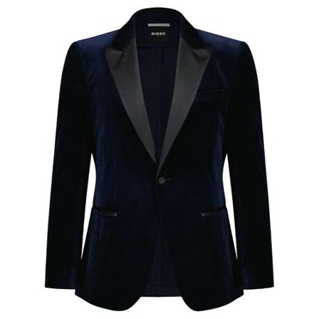 Boss, Blazers Niebieski, Mężczyzna, Rozmiar: L