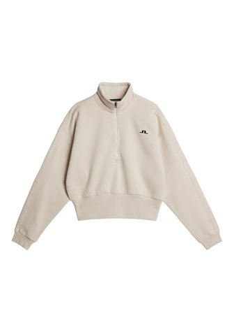 J.Lindeberg - Lucia Zip Mock Neck - Grau - Frau - XS