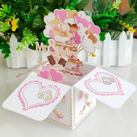 3D Pop-up bukett pappersblommor 6 6