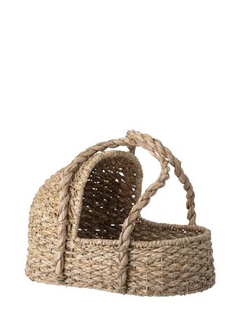 Nuam Doll Bed, Nature, Bankuan Grass Toys Dolls & Accessories Dolls Accessories Beige Bloomingville