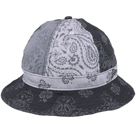 New Era - Schwarz bucket Hut - Paisley Explorer Black Bucket @ Hatstore