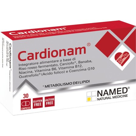 Named Cardionam 30 Compresse - Integratore Cardiovascolare