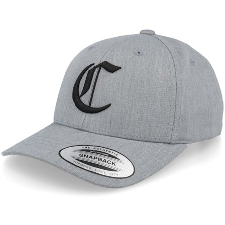 Kinder Kiddo Cap - Grau adjustable Cap - Kinder C Letter 3d Heather Grey Adjustable @ Hatstore