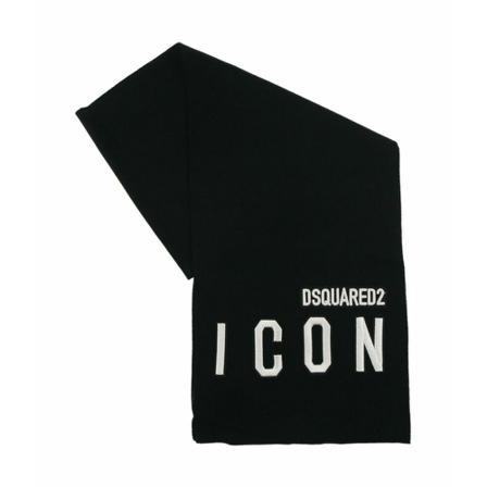 Dsquared2 Scarves Black , Zwart , Heren , Maat: ONE Size Sjaals