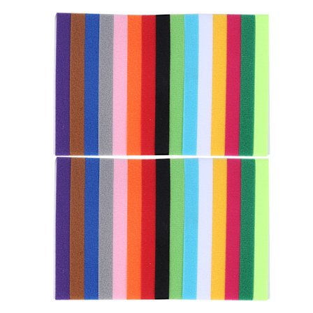 (30 st/2 påsar) Kardborreband Fäste Återanvändbara remmar Justerbar krage Kabelorganiserare