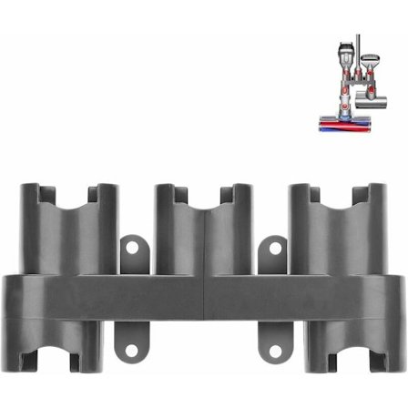 Veggmontert brakett for Dyson V11 V10 V8 V7 støvsuger, tilbehørsstativ dokkingstasjon for Dyson V7 V8 V10 V11 serie støvsuger (med deler pakke)