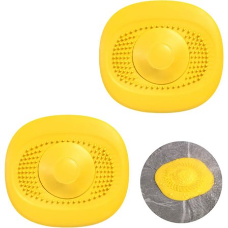 2-pack Silikon Köksvaskpropp, Universal 2-i-1 Duschvask