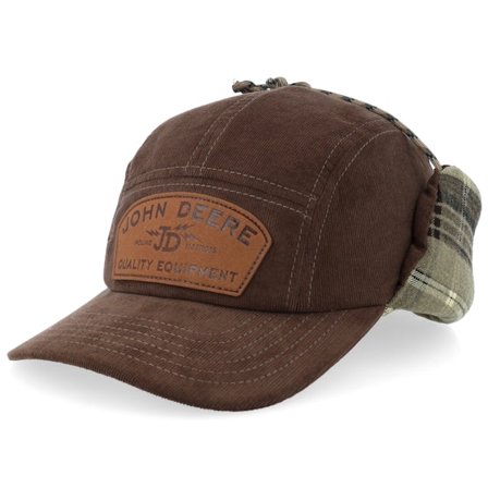 John Deere - Bruin earflap Cap - Winter Cap Brown Ear Flap @ Hatstore