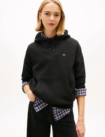 Tommy Jeans Tjw Reg S Flag Hoodie - Black - S