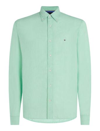 Pigment Dyed Li Solid Rf Shirt Green Tommy Hilfiger