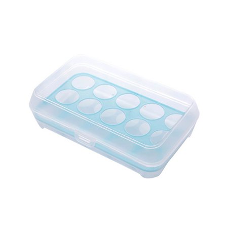 15 Rums Bærbar Æg Opbevaringsboks Organizer