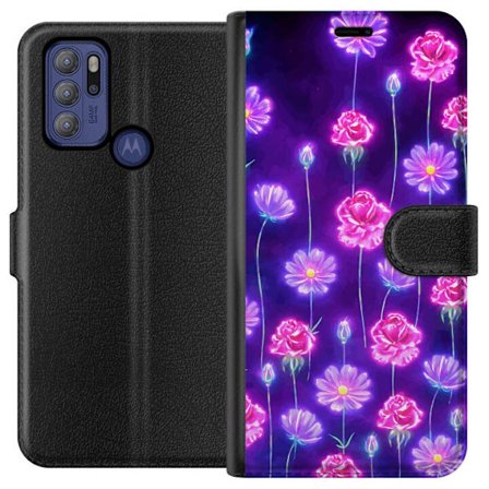 Kompatibelt Lommeboketui til Motorola Moto G60S Bloom Reverie Electric Petals