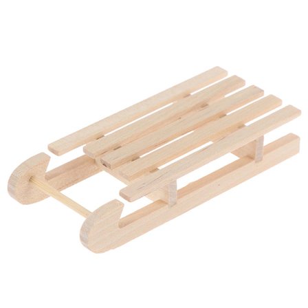 1/12 dukkehus miniatyr mini tre juleslede modell DIY