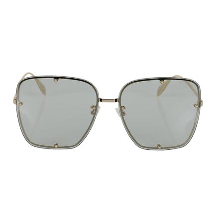 Alexander McQueen Solbriller Am0364S Gul, Dame Solbriller, Størrelse: ONE Size