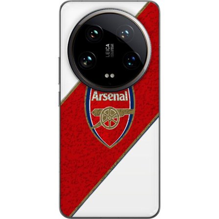 Kompatibelt Mobilskal till Xiaomi Xiaomi 14 Ultra Moschino Toy teddybjörn med enkel tecknad design, brun björn med vit tröja och tydlig logotyp på