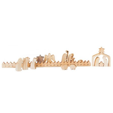 2025 Adventskalender i trä för vuxna och barn Juldekoration Julklapp till barn