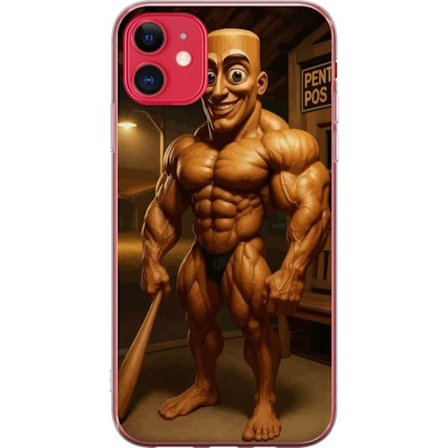 Kompatibel Mobilcover til Apple Apple iPhone 11 Italiensk Brainrot träfigur