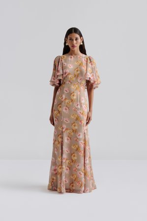 Malina - Ida maxi dress - 44 - Champagne Peony