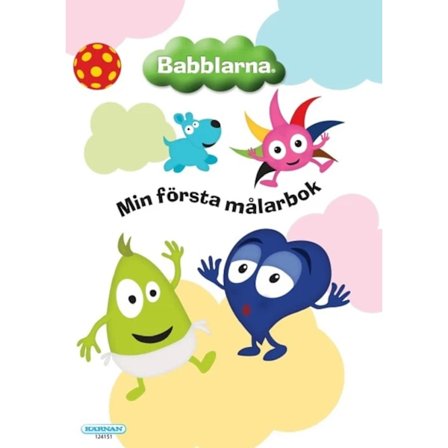 Boblerne Min første malebog