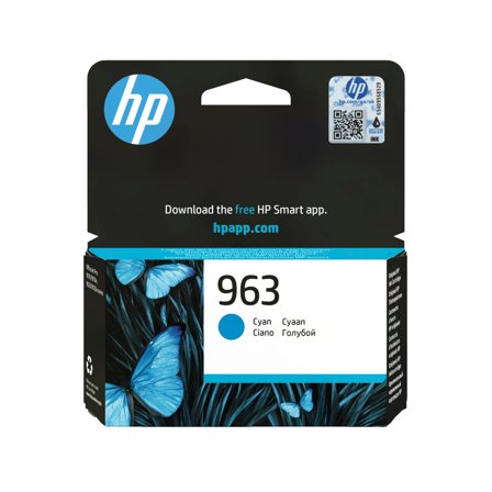 HP 963 - cyan - original - blekkpatron