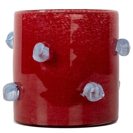 Byon Arlo fyrfadsstage 15 cm, blå/rød - Rød/blå | KitchenOne