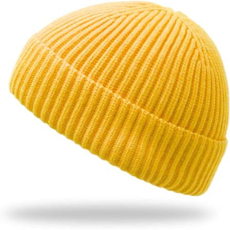 Beanie Watch Hat Rull opp kanten. Vinter varm strikket lue Fisker Unisex
