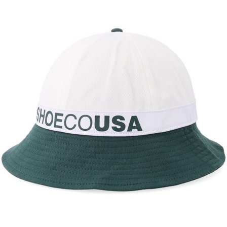 DC - Vit bucket Hatt - Zamla Hat White/Green Bucket @ Hatstore