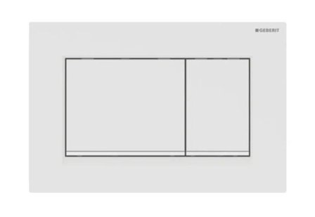 Geberit Sigma 30 Spolplatta matt, vit, plast, Badrum