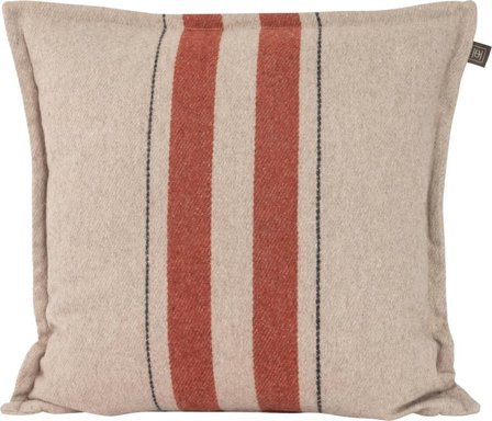 Halvor Bakke Vivero Putetrekk Ull Beige-Rust 50x50