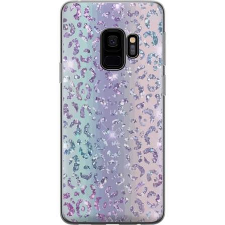 Samsung Galaxy S9 Gennemsigtig cover Glitter Leopard