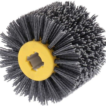 Nylonbørste slipebørste for satinbehandlingsmaskin, 80-240 grit-80 grit