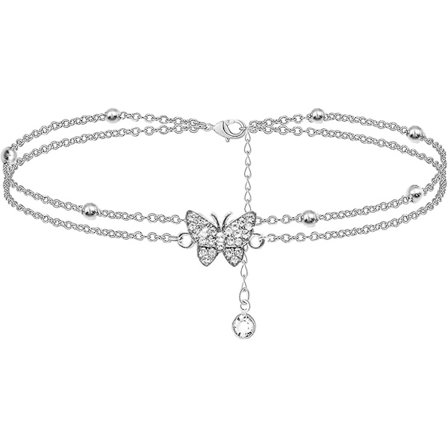 Perle Hjerte Ankelkæde Søde Ankelarmbånd Til Kvinder Guld Sølv Ankelkæder Til Kvinder Strand Fodkæde Til Teen Piger Clayer Perle Hjerte -