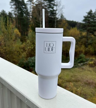 Liquide Tumbler Termoflaske Hvit 1.2L