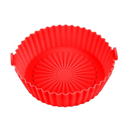 Uudelleenkäytettävä Air Fryer -silikonipotku, lämmönkestävä tarttumaton leivonta-astia