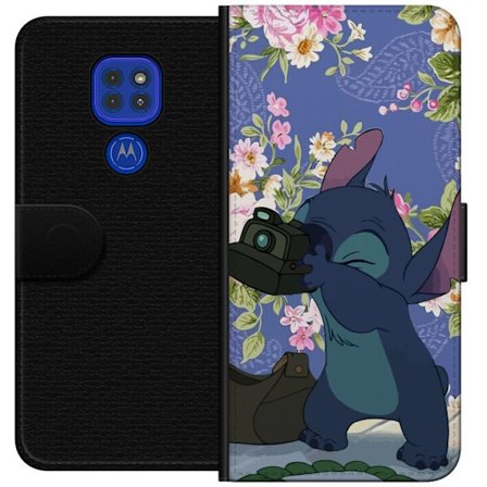 Kompatibelt Lommeboketui til Motorola Moto G9 Play Stitch med kamera