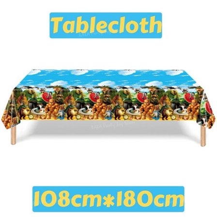 Italiensk Brainrot Tung Tung Sahur Tralalo Børne Fødselsdagsfest Tilbehør Ballon Service Kop Tallerken Banner Legetøj Gave Dekorationssæt