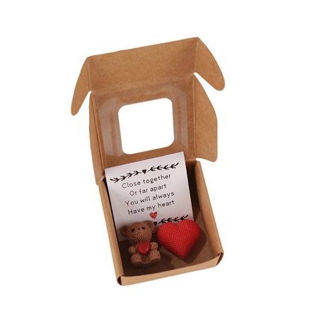 Handgjord Mini Björn Liten Björn I En Låda Mina Små Oro Björnar M