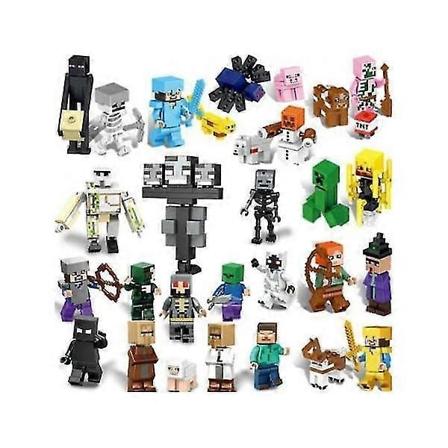 Minecraft Minifigur Sæt 29 Minifigurer Børnegave