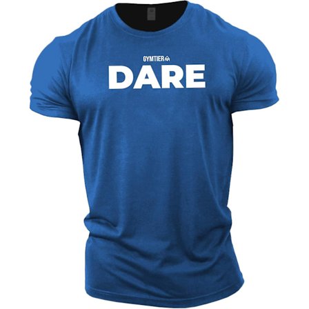 Gymtier Dare - Bodybuilding T-shirt | Gym T-shirt för män Träningskläder