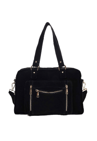 Nunoo Mille Suede Handväskor Dam Svart ONESIZE