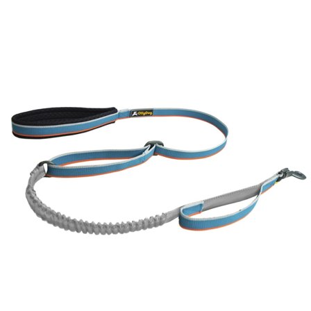 OllyDog Urban Trail Adjustable Spring Koppel & Spårlinor Blue OneSize