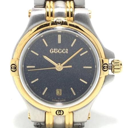 Gucci Vintage Pre-owned Rustfrit stål watches Grå, Dame Vintage Ure, Størrelse: ONE Size