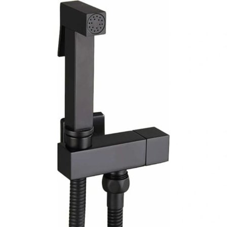 /EA/WC-suihkusarja, musta messinki kädessä pidettävä bidee-suihku WC-bidee Seinään asennettava WC-suihku täydellinen sarja, henkilökohtainen