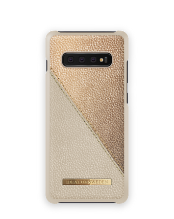 Fashion Case LH GALAXY S10P Golden Pebbled